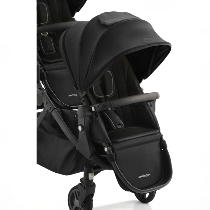 Shop Mockingbird 2nd Seat Kit 3.0, Charcoal with Black Leather, Solid Black at GoodBuy Gear
