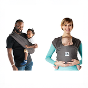 Shop Baby K'tan Baby Carrier, Breeze, Charcoal, Small at GoodBuy Gear