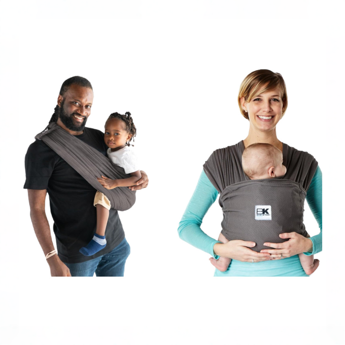 Shop Baby K'tan Baby Carrier, Breeze, Charcoal, Small at GoodBuy Gear