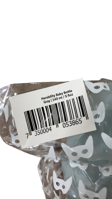 Shop Herobility Wide-Neck Baby Bottle, Gray, 0+ month, 1 Count at GoodBuy Gear