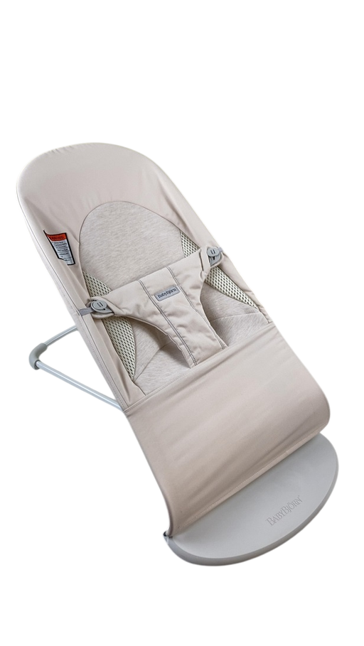 Shop BabyBjorn Bouncer Balance, Light Beige TriFabric, Light Gray Frame at GoodBuy Gear