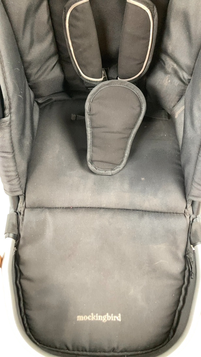 Shop Mockingbird 2nd Seat Kit with Extendable Canopy, Bloom, Silver With Penny Leather, Watercolor Drops at GoodBuy Gear