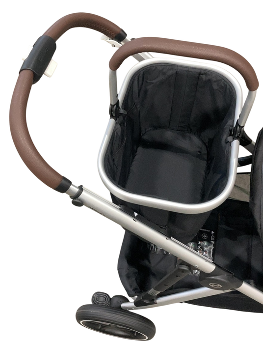 Shop Cybex Gazelle S Modular Stroller, Moon Black, Silver Frame, 2024 at GoodBuy Gear