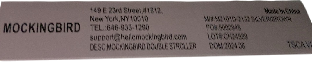 Shop Mockingbird Single to Double 2.0 Stroller, 2024, No Canopy, No Canopy, Silver With Penny Leather at GoodBuy Gear