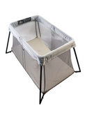 Shop BabyBjorn Travel Crib Light Bundle with Fitted Sheet, Silver at GoodBuy Gear
