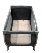 Shop Monbebe Play Yard with Full-Size Rocking Bassinet, Castle Point at GoodBuy Gear