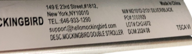 Shop Mockingbird Single to Double 2.0 Stroller, 2024, Bloom, Silver With Black Leather, Watercolor Drops at GoodBuy Gear