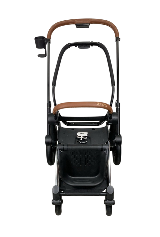 Shop Cybex PRIAM Stroller Frame And Seat, 2023, Chrome/Brown at GoodBuy Gear
