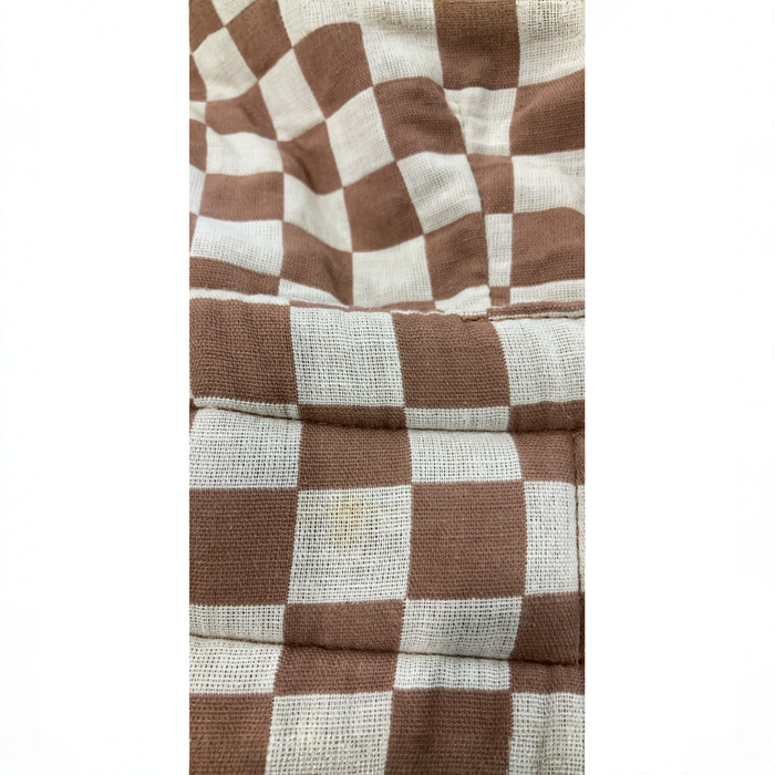 Shop Mabē The Monarch Carrier, Mocha Check at GoodBuy Gear