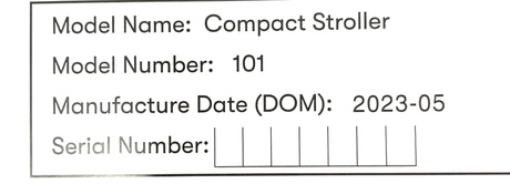 Shop Colugo Compact Stroller, 2023, Cool Grey at GoodBuy Gear