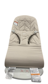 Shop BabyBjorn Bouncer Bliss, Black Frame, Sand Gray Cotton Classic Quilt at GoodBuy Gear