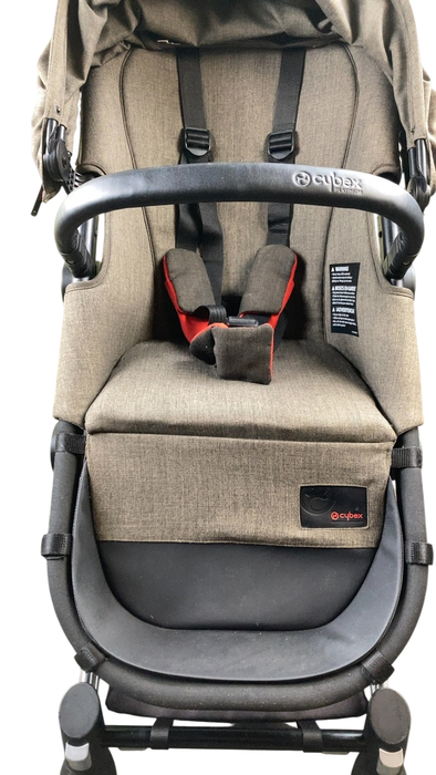 Shop Cybex PRIAM Trekking Stroller, 2017, Chrome, Desert Khaki at GoodBuy Gear