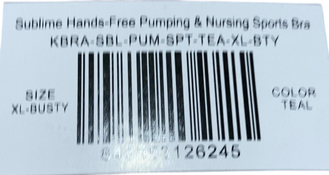 Shop Kindred Bravely Sublime Nursing Sports Bra, Busty, Teal, XL at GoodBuy Gear