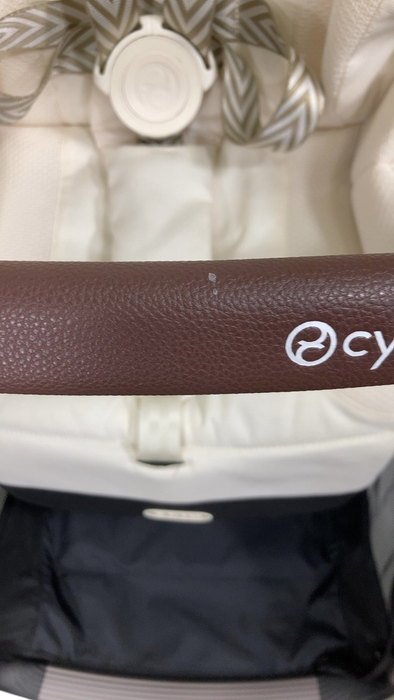 Shop Cybex e-Gazelle S Stroller, 2024, Seashell Beige, Taupe at GoodBuy Gear