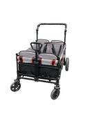 Shop Wonderfold X4 Push & Pull Quad Stroller, 2021, Black/Red/Grey at GoodBuy Gear