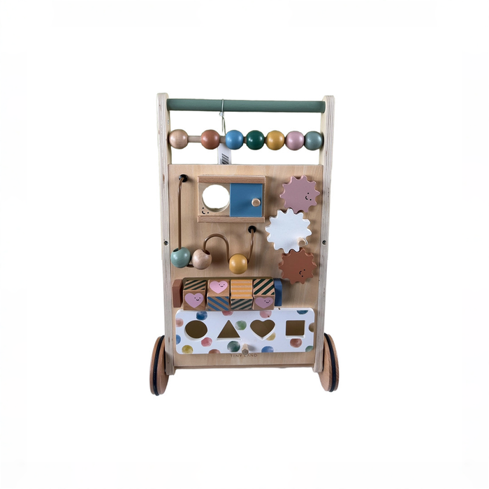 Shop Tiny Land Natural Wooden Baby Walker, Morandi at GoodBuy Gear