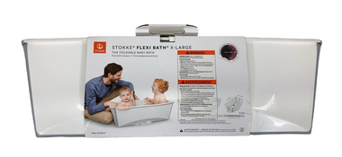 Shop Stokke Flexi Bath Foldable Baby Bathtub, White, XLarge at GoodBuy Gear