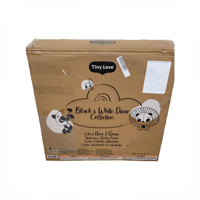 Shop Tiny Love 5-in-1 Stationary Activity Center, Black & White at GoodBuy Gear