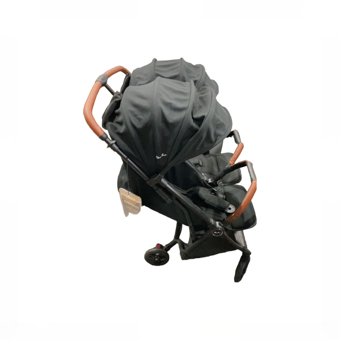 Shop Silver Cross Jet Double Travel Stroller, 2024, Black at GoodBuy Gear