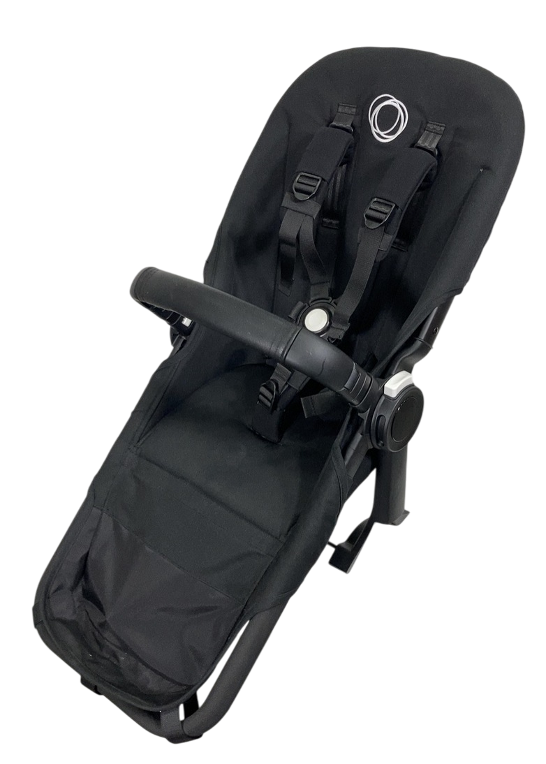 Bugaboo Donkey 5 Duo Extension Set, 2022, Black, Midnight Black, None, without Canopy