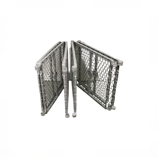 Shop Regalo 2-in-1 Plastic Play Yard and Safety Gate, Gray at GoodBuy Gear