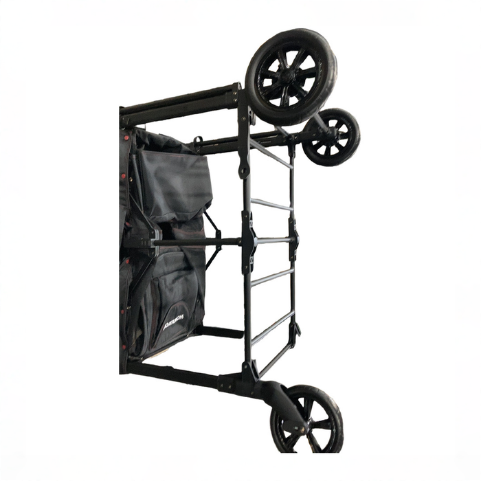 Shop Wonderfold W2 Original Multifunctional Double Stroller Wagon, 2025, Special Edition (Red Stiching) at GoodBuy Gear