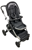 Shop Mockingbird Single to Double 2.0 Stroller, Black, Windowpane, Silver With Black Leather, 2025 at GoodBuy Gear