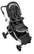 Shop Mockingbird Single to Double 2.0 Stroller, 2025, Black, Silver With Black Leather, Windowpane at GoodBuy Gear
