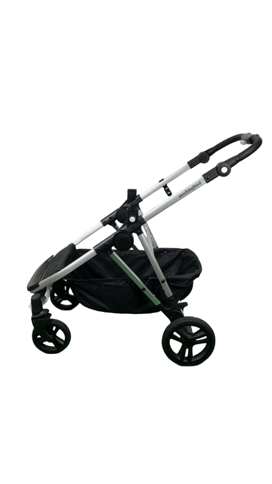 Shop Mockingbird 2.0 Single to Double Stroller Frame, 2024, Silver With Penny Leather at GoodBuy Gear
