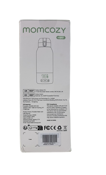 Shop Momcozy Superfast Portable Breast Milk & Water Warmer for Travel at GoodBuy Gear