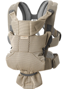 used BabyBjorn Baby Carrier Free, Gray Beige 3D Mesh