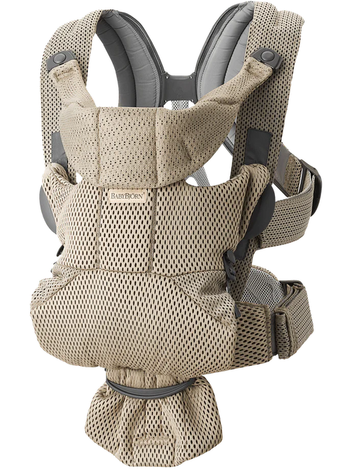 used BabyBjorn Baby Carrier Free, Gray Beige 3D Mesh