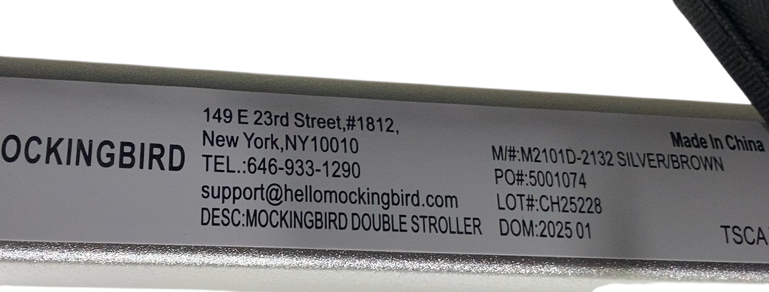 Shop Mockingbird Single to Double 2.0 Stroller, Black, Watercolor Drops, Silver With Penny Leather, 2025 at GoodBuy Gear