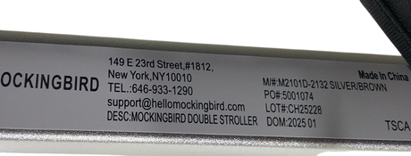 Shop Mockingbird Single to Double 2.0 Stroller, Black, Watercolor Drops, Silver With Penny Leather, 2025 at GoodBuy Gear