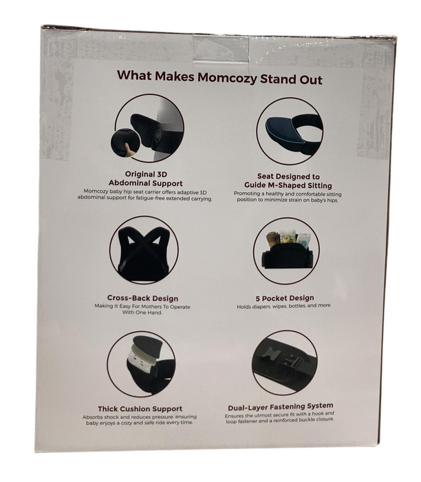 Shop Momcozy 2-in-1 Baby Carrier with Hip Seat, Black at GoodBuy Gear