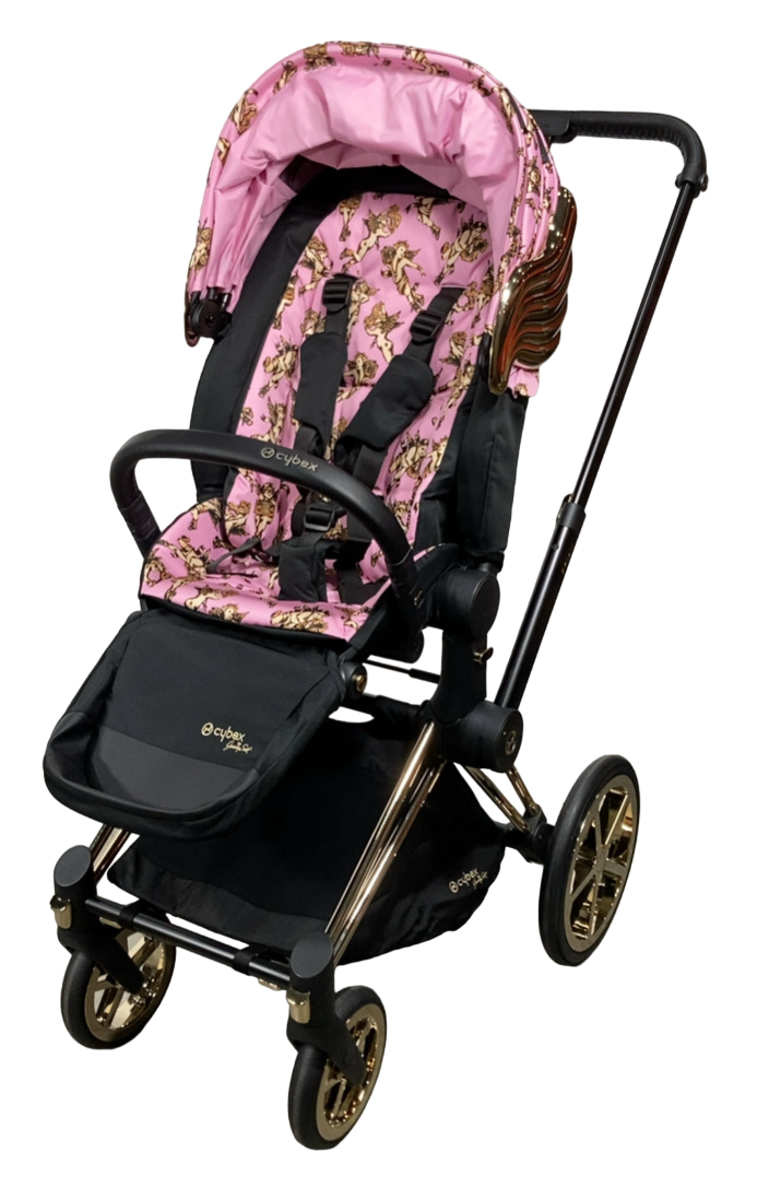 Baby stroller with gold wings shop