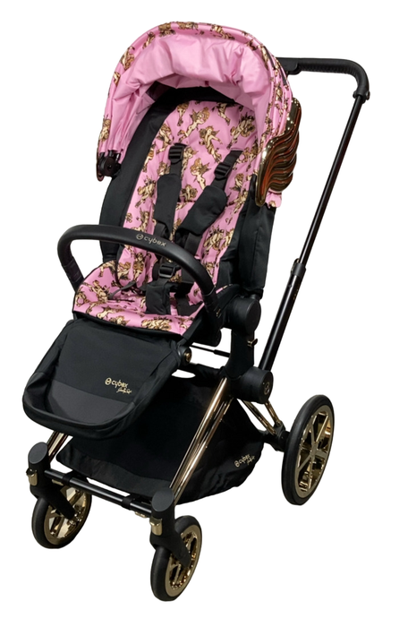 Cybex Priam Jeremy Scott Wings Stroller, 2018, Cherub Pink