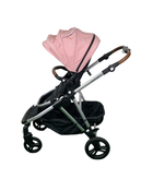 secondhand Mockingbird Single to Double Stroller, Silver with Penny Leather, Watercolor Drops, Bloom, 2023