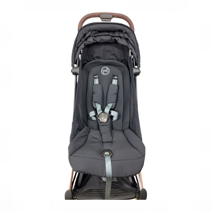 Shop Cybex Coya Stroller, 2024, Rose Gold, Sepia Black at GoodBuy Gear