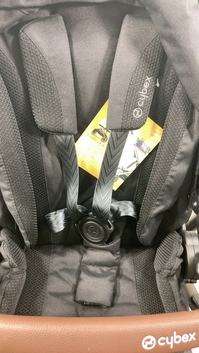 Shop Cybex Gazelle S Modular Stroller, 2024, Moon Black, Taupe Frame at GoodBuy Gear