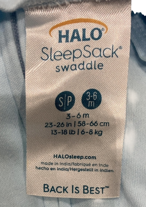 Shop Halo SleepSack Swaddle, Small, Baby Blue at GoodBuy Gear