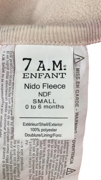 Shop 7 A.M. Enfant Nido, Small (0-6 Months), Red Fleece at GoodBuy Gear