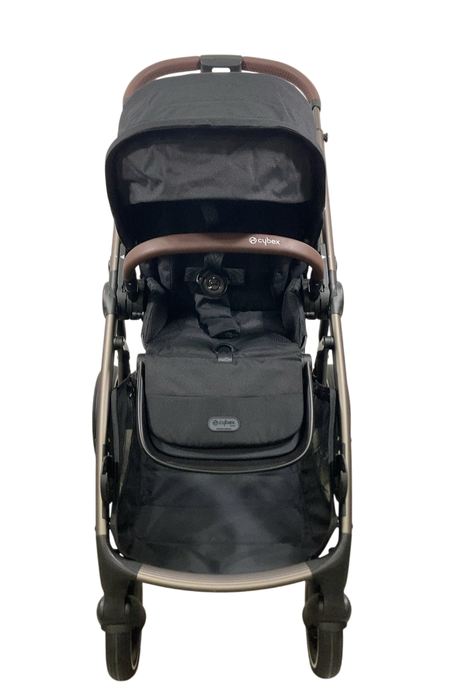 Shop Cybex Gazelle S Modular Stroller, 2024, Moon Black, Taupe Frame at GoodBuy Gear