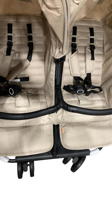Shop Zoe The Twin V2 Double Stroller, Sand, 2025 at GoodBuy Gear