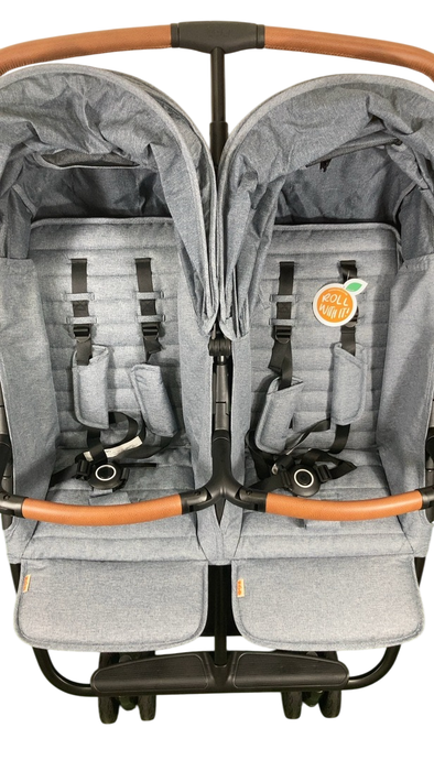 Shop Zoe The Twin V2 Double Stroller, 2024, Luxe Grey at GoodBuy Gear