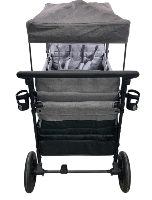 Shop Delta Children Jeep Deluxe Wrangler Wagon Stroller with Cooler Bag and Parent Organizer, 4 Seater, Grey at GoodBuy Gear