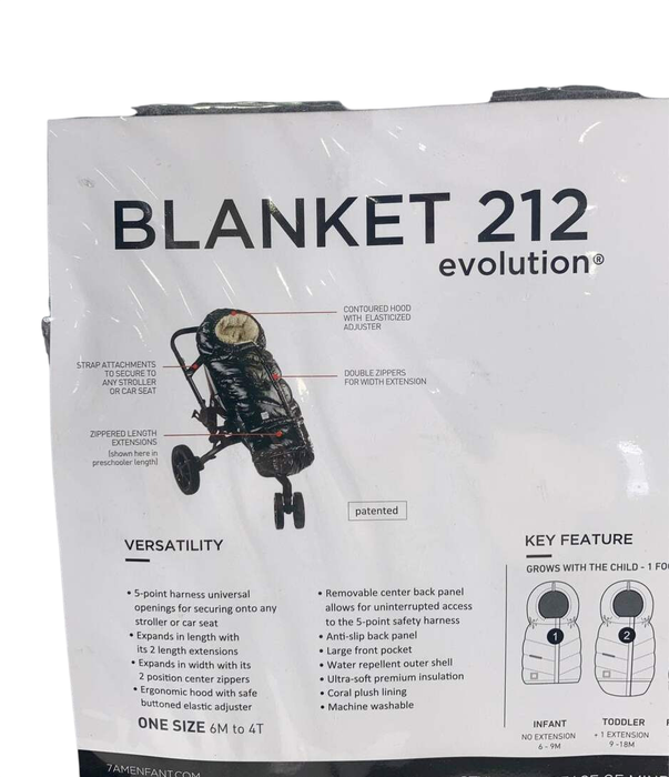 Shop 7 A.M. Enfant Blanket 212 Evolution, Black Polar at GoodBuy Gear