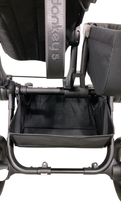Shop Bugaboo Donkey 5 Mono Stroller, Black, Midnight Black, 2024, No Canopy at GoodBuy Gear