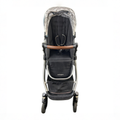 Shop Mockingbird Single to Double Stroller, 2022, Sea, Silver/Brown, Windowpane at GoodBuy Gear