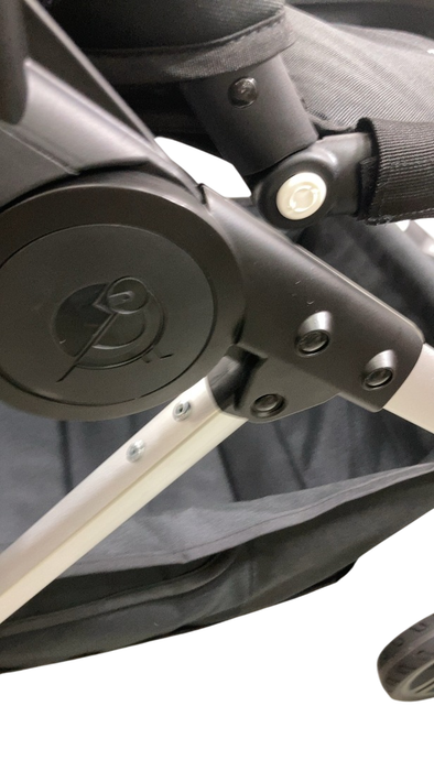 Shop Mockingbird Single to Double 2.0 Stroller, Bloom, Watercolor Drops, Silver With Black Leather, 2024 at GoodBuy Gear